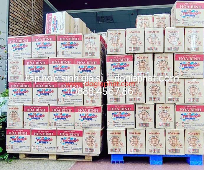 BẢNG BÁO GIÁ SỈ TẬP VỞ HÒA BÌNH GIÁ SỈ