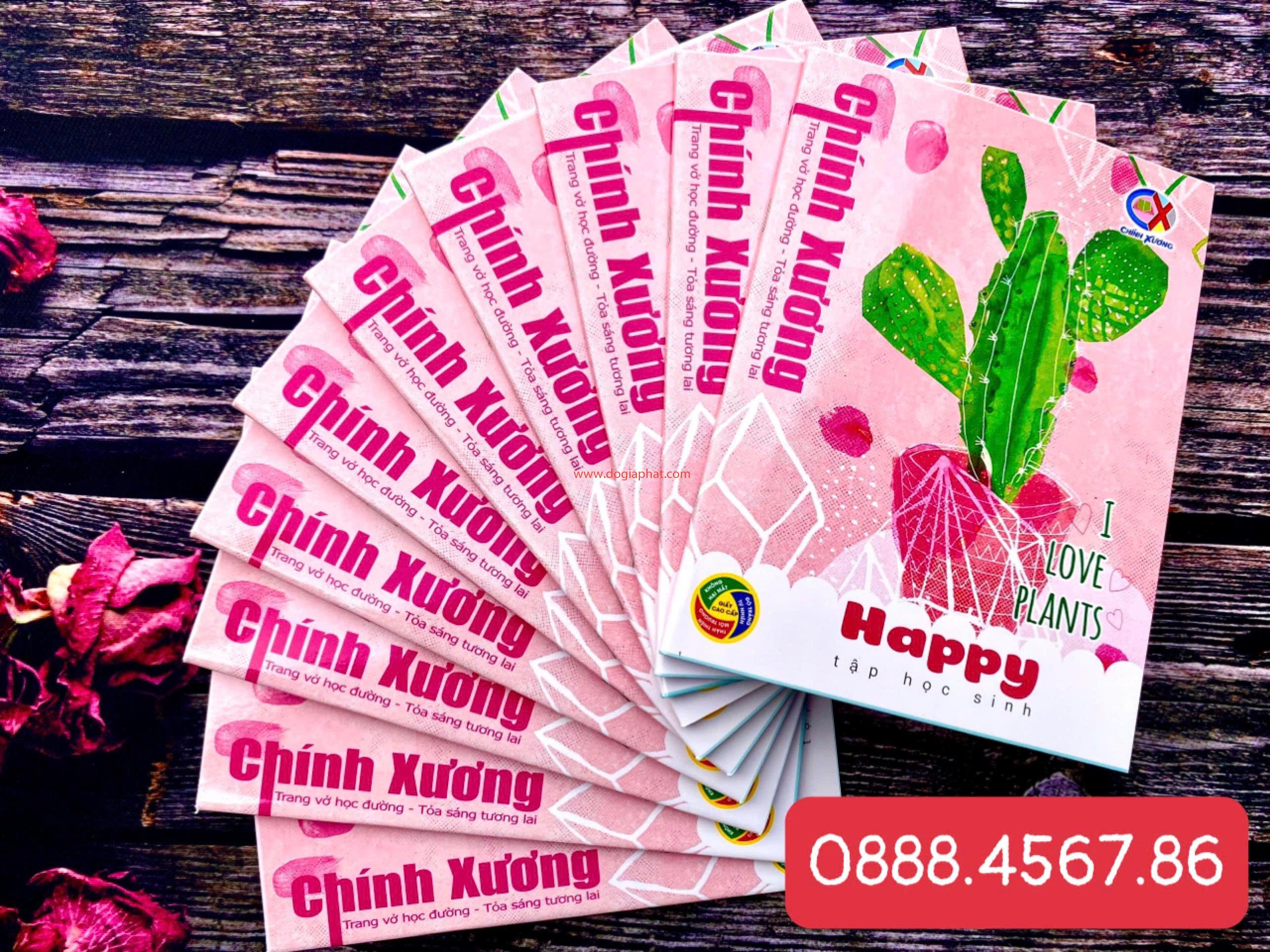 TẬP HAPPY CHÍNH XƯƠNG 70GSM 96 TRANG GIÁ SỈ 