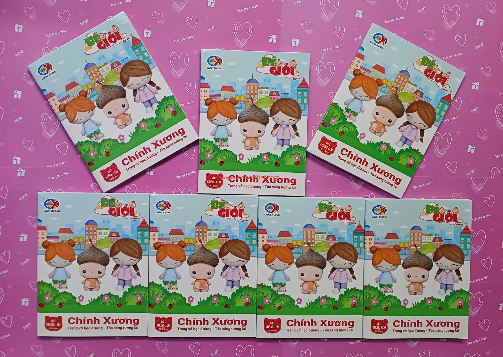 TẬP HỌC SINH BÉ GIỎI CHÍNH XƯƠNG 120 GSM