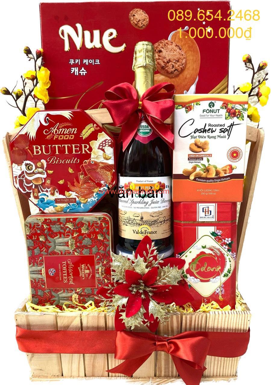 GIỎ QUÀ TẾT GIÁ RẺ 1000.000đ