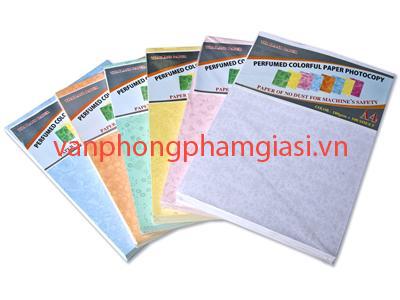 Giấy bìa thơm A4 trắng- dày