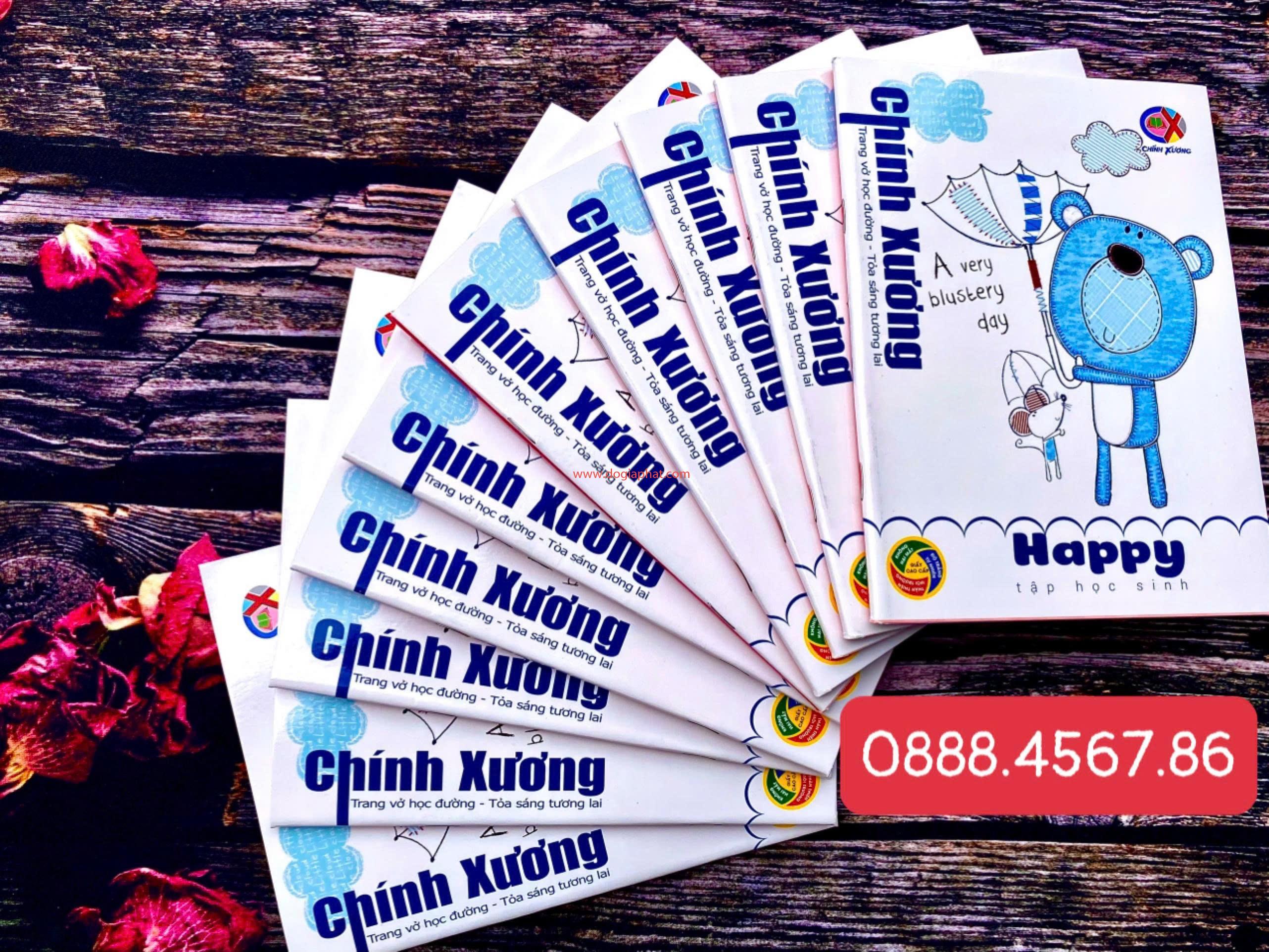 TẬP HAPPY CHÍNH XƯƠNG 70GSM 96 TRANG GIÁ SỈ 
