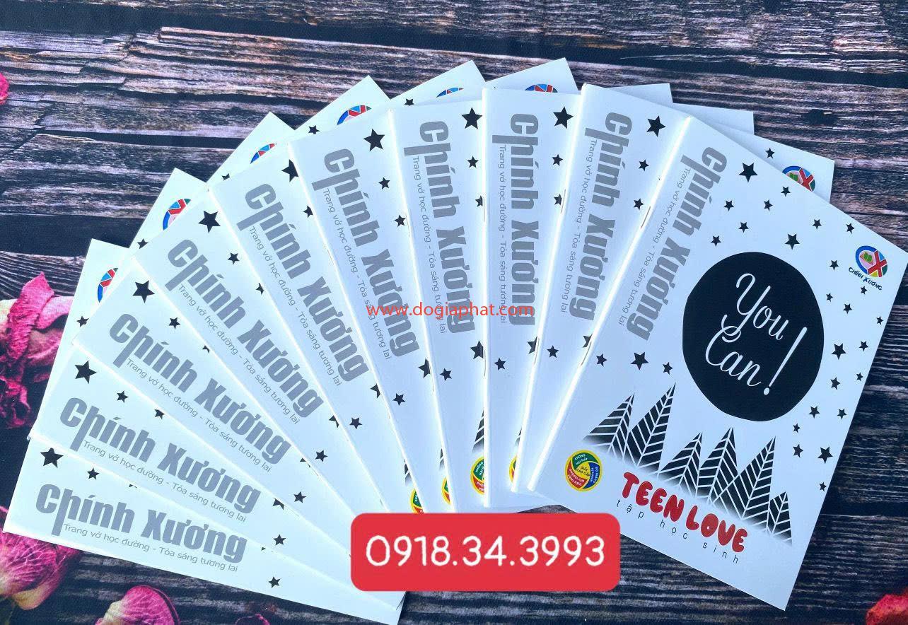 TẬP TEEN LOVE CHÍNH XƯƠNG 70GSM 96 TRANG GIÁ SỈ 