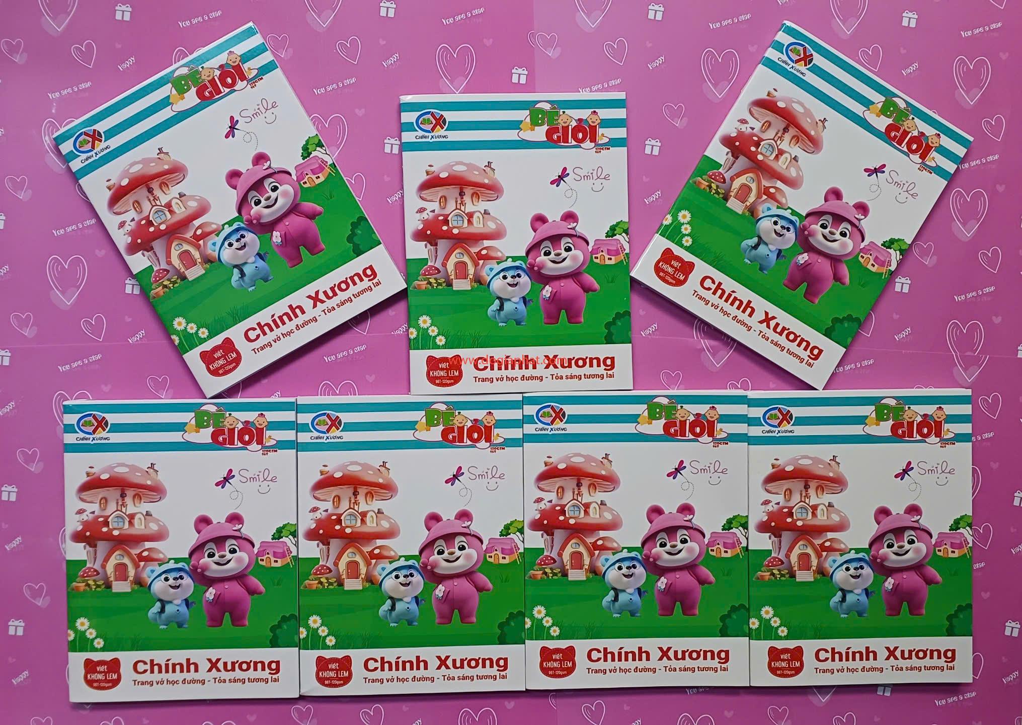 TẬP HỌC SINH BÉ GIỎI CHÍNH XƯƠNG 120 GSM